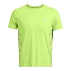 Koszulka do biegania męska Under Armour UA Launch Elite Graphic. Zielone buty do biegania męskie Under Armour, bez wzorów, bez zapięcia, do biegania. W wyprzedaży za 231.75 zł.