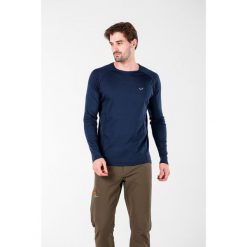 Remus - męska koszulka termoaktywna 100% merino (195 g/m²). Niebieskie bielizna termoaktywna męska WOOLONA, m, bez wzorów, z wełny, bez ramiączek. W wyprzedaży za 306.00 zł.