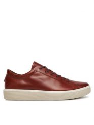 ECCO Sneakersy Soft 60 M Lace Up Premium 52546401053 Brązowy. Brązowe buty sportowe na co dzień męskie ecco, m, bez wzorów, ze skóry, bez ramiączek, bez kaptura. Za 639.99 zł.
