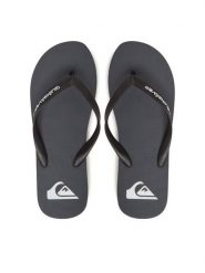 Quiksilver Japonki Molokai Core AQYL101325 Czarny. Czarne klapki i japonki męskie Quiksilver, bez wzorów, z tworzywa sztucznego. Za 49.99 zł.