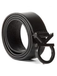Calvin Klein Pasek Męski 35mm Ck Buckle Belt K50K505792 Czarny. Czarne paski męskie Calvin Klein, bez wzorów, ze skóry. Za 229.99 zł.