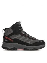 Merrell Trekkingi Spee Strike Mid Wp J066877 Szary. Szare buty trekkingowe męskie Merrell, bez wzorów, z materiału, bez zapięcia, trekkingowe. Za 529.99 zł.