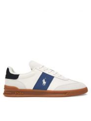 Polo Ralph Lauren Sneakersy 809P01616002 Biały. Białe buty sportowe na co dzień męskie Polo Ralph Lauren, m, bez wzorów, ze skóry, bez ramiączek, bez kaptura. Za 599.99 zł.