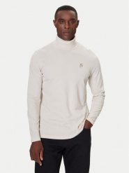 KARL LAGERFELD Golf 755023 554226 Beżowy Regular Fit. Brązowe kardigany męskie KARL LAGERFELD, m, bez wzorów, z bawełny, bez ramiączek. Za 439.99 zł.