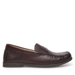 Mokasyny GINO ROSSI. Brązowe mokasyny męskie Gino Rossi, bez zapięcia. Za 223.99 zł.