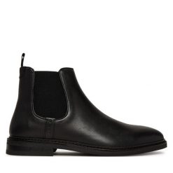 Sztyblety Gant. Czarne sztyblety męskie Gant, bez obcasa, bez zapięcia. Za 599.99 zł.