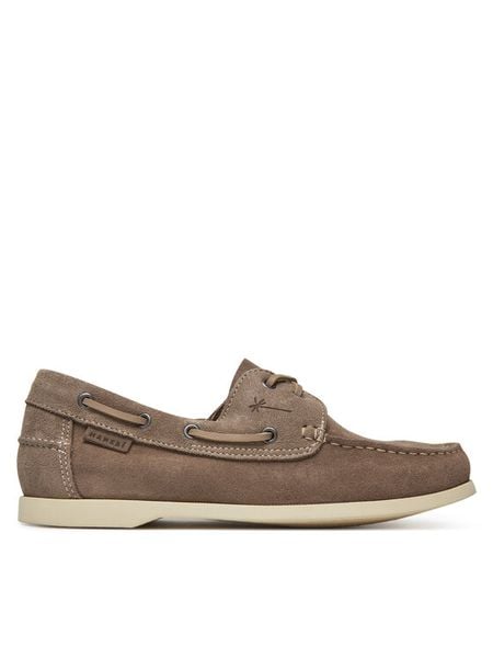 Manebi Mokasyny W 1.9 KM Brązowy. Brązowe mokasyny męskie Manebi, ze skóry, bez zapięcia. Za 399.99 zł.