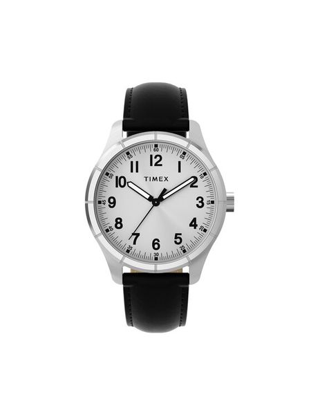 Timex Zegarek Main Street TW2Y16000 Czarny. Czarne, analogowe zegarki męskie Timex. Za 349.99 zł.