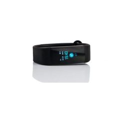 Smartband zegarek opaska sportowa bluetooth alarm. Czarne krokomierze AIG. Za 79.00 zł.