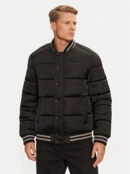 Guess Kurtka bomber M4BL31 WGJ92 Czarny Regular Fit. Czarne kurtki męskie Guess, m, z aplikacjami, z syntetyku, bez ramiączek, bez kaptura. Za 629.99 zł.