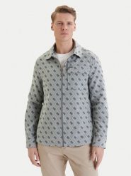 Guess Kurtka przejściowa M6GL05 W1661 Szary Classic Fit. Szare kurtki męskie Guess, m, z aplikacjami, z bawełny, bez ramiączek, bez kaptura. Za 694.99 zł.