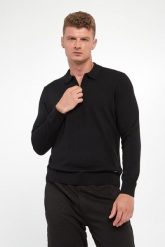 Sweter męski z wełny dziewiczej Dondor JOOP!. Swetry męskie JOOP!, bez wzorów, z wełny, bez kołnierzyka, bez ramiączek. Za 779.00 zł.