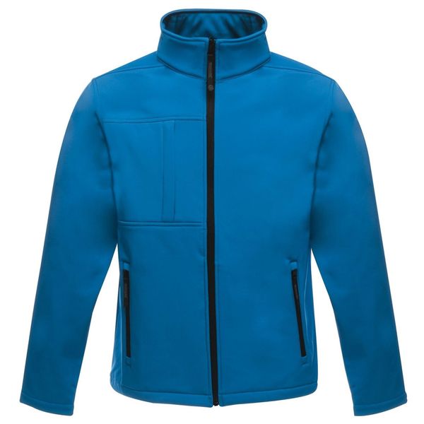 Męski Softshell Octagon II. Czarne kurtki softshell męskie Regatta, m, bez wzorów, z softshellu, bez kaptura, trekkingowe. Za 227.99 zł.