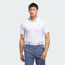 Koszulka Adi Performance Polo. Białe koszulki polo męskie ADIDAS, m, bez wzorów, z materiału, sportowe, bez kołnierzyka, bez ramiączek. Za 219.00 zł.