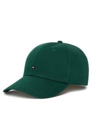Tommy Hilfiger Czapka z daszkiem Th Flag Cotton 6 Panel Cap AM0AM13008 Zielony. Zielone czapki męskie Tommy Hilfiger, bez wzorów, z bawełny. Za 169.99 zł.