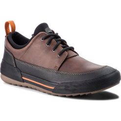 Półbuty CLARKS - Bowman Vibe 261379207 Dark Brown Lea. Brązowe codzienne półbuty męskie Clarks, z materiału, klasyczne. Za 369.00 zł.