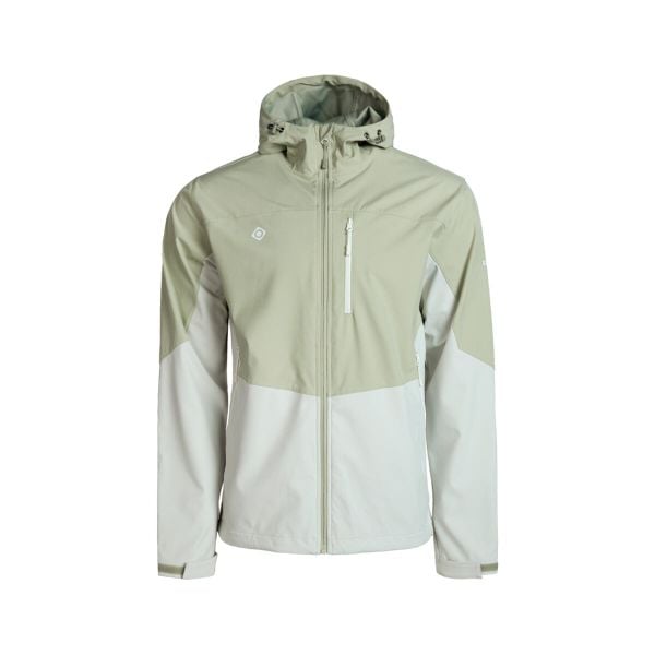 Męska kurtka softshell LANETTE M, wodoodporna, wiatroszczelna i termiczna z tech. Brązowe kurtki męskie IZAS, m, bez wzorów, z softshellu, sportowe, bez ramiączek, bez kaptura. Za 443.43 zł.