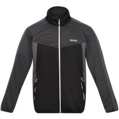 Męska Kurtka Softshell Regatta Yare VI - Elastyczna i Wiatroszczelna. Czarne kurtki męskie Regatta, m, bez wzorów, z softshellu, sportowe, bez ramiączek, bez kaptura. Za 228.99 zł.