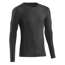 Koszulka sportowa z długim rękawem CEP Cold Weather Base męska. Czarne t-shirty sportowe męskie CEP, m, bez wzorów, sportowe, bez ramiączek. Za 209.00 zł.