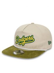 New Era Czapka z daszkiem Cord Golfer La Dodgers 60435062 Beżowy. Brązowe czapki męskie New Era, bez wzorów, z materiału. Za 159.99 zł.