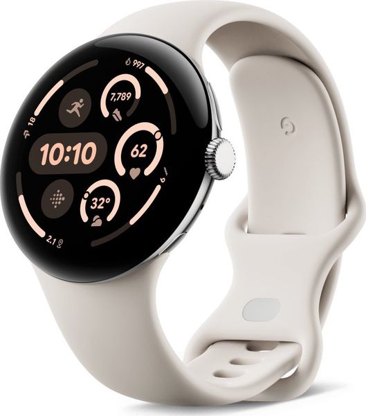 Smartwatch Pixel Watch 3 45mm Beżowy (GA05283-DE). Brązowe zegarki smartwatch Google. Za 1,827.17 zł.