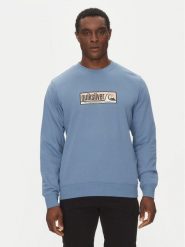Quiksilver Bluza EQYFT05055 Niebieski Regular Fit. Niebieskie bluzy nierozpinane męskie Quiksilver, l, bez wzorów, z bawełny, bez ramiączek, bez kaptura. Za 129.99 zł.