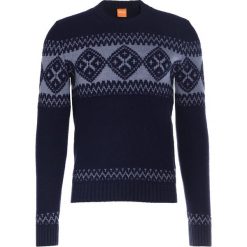 BOSS CASUAL KIONAS Sweter dark blue. Kardigany męskie marki BOSS CASUAL. W wyprzedaży za 428.45 zł.