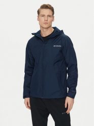 Columbia Kurtka przeciwdeszczowa Inner Limits II EO0088 Granatowy Regular Fit. Niebieskie kurtki outdoor męskie Columbia, m, bez wzorów, z syntetyku, bez kaptura, outdoorowe. Za 229.00 zł.