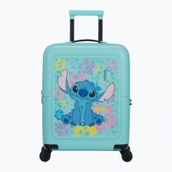 Walizka podróżna American Tourister Dashpop Disney. Niebieskie walizki męskie American Tourister, bez wzorów. Za 549.99 zł.