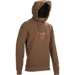 Bluza rowerowa (z kapturem) LEATT Hoodie MTB Gravity 3.0. Brązowe bluzy nierozpinane męskie LEATT, bez wzorów, z kapturem. W wyprzedaży za 629.10 zł.