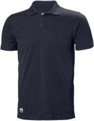HELLY HANSEN Manchester Polo shirt, blue 4XL. Niebieskie koszulki polo męskie Helly Hansen, m, bez wzorów, bez kołnierzyka, bez ramiączek. Za 116.16 zł.