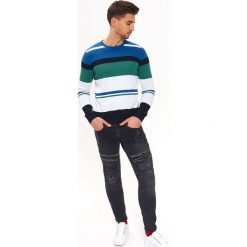SWETER MULTIKOLOROWY. Swetry męskie TOP SECRET. W wyprzedaży za 29.99 zł.