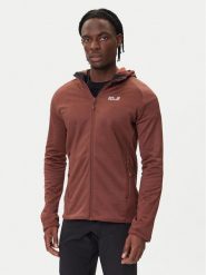 Jack Wolfskin Polar Peak District A65272 Brązowy Regular Fit. Brązowe bluzy z polaru męskie Jack Wolfskin, m, bez wzorów, z polaru, sportowe, bez ramiączek, bez kaptura. Za 399.99 zł.