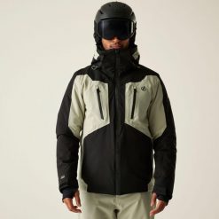 Kurtka narciarska męska z membraną Assimilate Dare 2b. Brązowe kurtki narciarskie i snowboardowe męskie Dare 2B, na zimę, m, bez wzorów, z tkaniny, bez kaptura, narciarskie. W wyprzedaży za 899.99 zł.