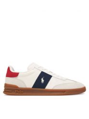 Polo Ralph Lauren Sneakersy 809P01616001 Biały. Białe buty sportowe na co dzień męskie Polo Ralph Lauren, m, bez wzorów, ze skóry, bez ramiączek, bez kaptura. Za 599.99 zł.