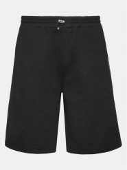 La Martina Szorty sportowe YMB010 FP571 Czarny Regular Fit. Czarne szorty sportowe męskie La Martina, bez wzorów, z bawełny, sportowe. Za 539.99 zł.