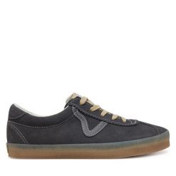 Tenisówki Vans. Szare trampki męskie Vans, bez wzorów, sportowe, bez zapięcia. Za 299.99 zł.