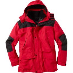 Kurtka 3 w 1 Regular Fit bonprix czerwony. Kurtki męskie bonprix. Za 129.99 zł.