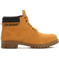 Szare Trapery Calsido. Szare buty zimowe męskie Born2be, z materiału. Za 109.99 zł.