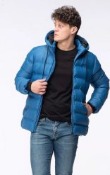 Męska kurtka zimowa puchowa pikowana z kapturem Hi-tec Diorro rozmiar XL. Kurtki męskie Hi-tec, na zimę, m, bez wzorów, z puchu, bez ramiączek, z kapturem. Za 248.88 zł.