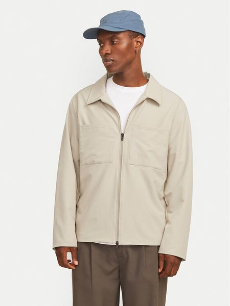 Jack & Jones Kurtka przejściowa Perfect 12270677 Beżowy Regular Fit. Brązowe kurtki męskie Jack & Jones, m, bez wzorów, z syntetyku, bez ramiączek, bez kaptura. Za 139.99 zł.