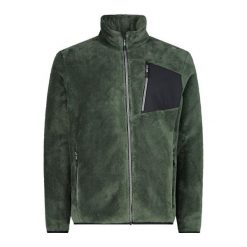 Polar CMP. Zielone bluzy z polaru męskie CMP, bez wzorów, z polaru, sportowe, bez ramiączek, bez kaptura. Za 282.50 zł.