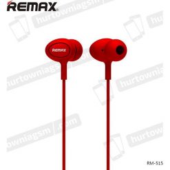 Słuchawki REMAX Zestaw słuchawkowy REMAX RM-515 czerwony. Słuchawki douszne marki REMAX. Za 47.26 zł.