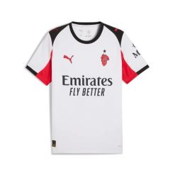 Puma Acm Wyjazdowa Koszulka Replika T-Shirt Dorosłych. Białe t-shirty sportowe męskie Puma, s, bez wzorów, sportowe, bez ramiączek. Za 429.99 zł.