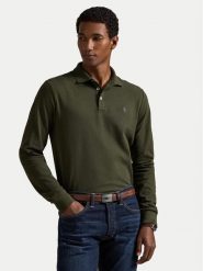 Polo Ralph Lauren Polo 710955081010 Zielony Slim Fit. Zielone koszulki polo męskie Polo Ralph Lauren, m, bez wzorów, z bawełny, bez kołnierzyka, bez ramiączek. Za 619.99 zł.