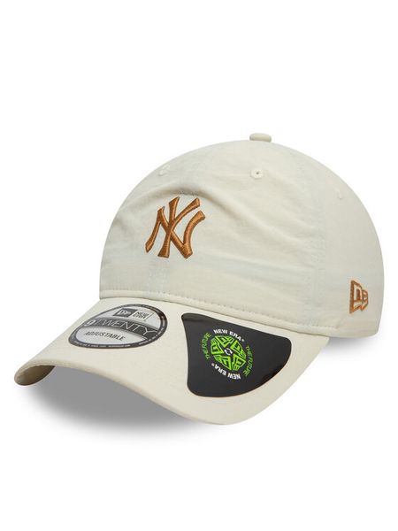 New Era Czapka z daszkiem New York Yankees Recycled 9Twenty 60595203 Écru. Czapki męskie New Era, bez wzorów, z nylonu. Za 89.99 zł.