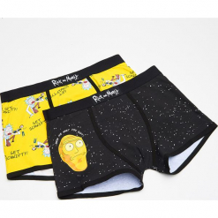 Bokserki Rick and Morty - Żółty. Bokserki męskie marki Cropp. W wyprzedaży za 49.99 zł.