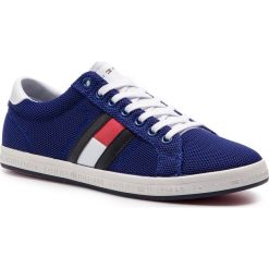 Sneakersy TOMMY HILFIGER - Essential Flag Detail Sneaker FM0FM02202 Mazarine Blue 440. Buty sportowe na co dzień męskie Tommy Hilfiger. Za 299.00 zł.