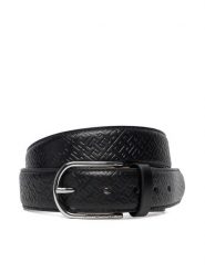 Tommy Hilfiger Pasek Męski Business Lux 3.5 AM0AM13761 Czarny. Czarne paski męskie Tommy Hilfiger, bez wzorów, ze skóry. Za 239.99 zł.