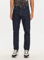 Karl Lagerfeld Jeans Jeansy 245D1107 Granatowy Tapered Fit. Niebieskie jeansy męskie Karl Lagerfeld Jeans, bez wzorów, z bawełny. Za 299.99 zł.